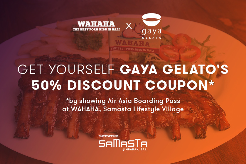 Get 50% Gaya Gelato Coupon at WAHAHA